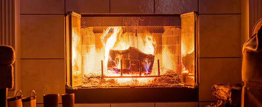 Mendota Hearth Landscape Fireplace Installation in Lodi, California