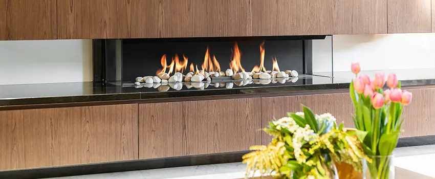 Double-height Fireplace Design Refurbishment in Lodi, California