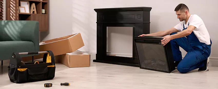 Old Rusted Metal Fireplace Repair And Replacement in Lodi, CA